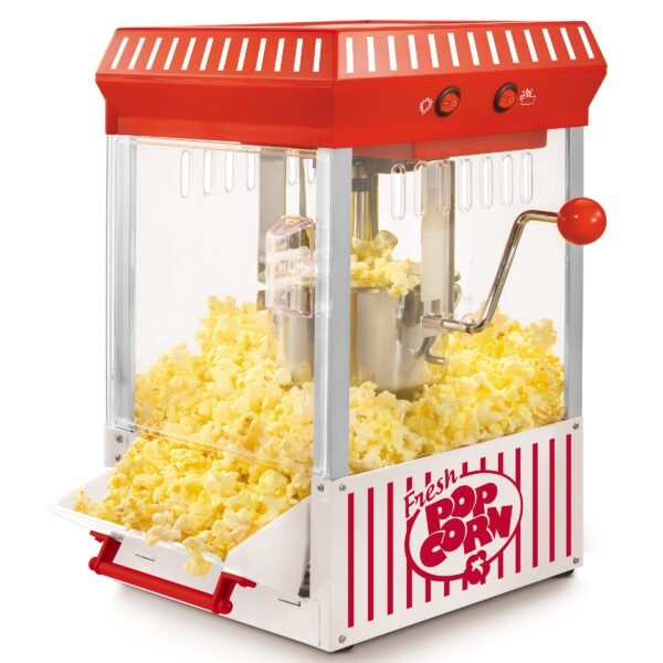 • Popcorn Machine in Use at Birthday Party • Freshly Popped Popcorn at School Event • Popcorn Machine at Corporate Gathering • Guests Enjoying Popcorn from Machine at Community Fair